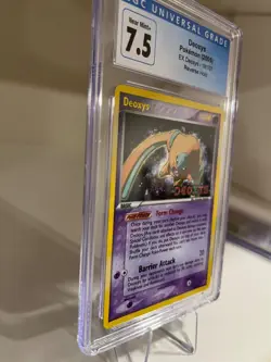 2005 POKEMON EX DEOXYS #18/107DEOXYS-REVERSE FOIL CGC 7.5 - Image 4