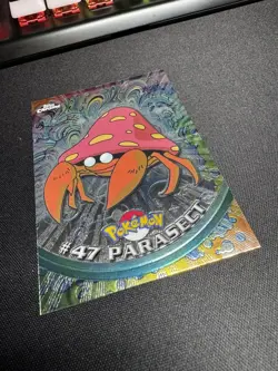 Pokemon 2000 Topps Chrome TV Animation Edition Series 1 Parasect #47 - Image 3