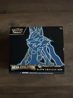 Pokemon Center Mega Evolution Lucario Elite Trainer Box PKC *read Description* - Image 1