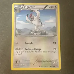 Vigoroth 82/111 Regular XY Furious Fists Pokemon - Image 1