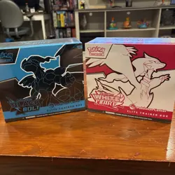 Pokemon Center Exclusive Black Bolt & White Flare Elite Trainer Box ETB Sealed - Image 1