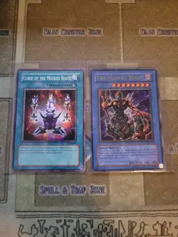 YUGIOH THE MASKED BEAST LON ULTRA UNLIMITED MP + CURSE OF THE MASKED BEAST VLP - Image 1