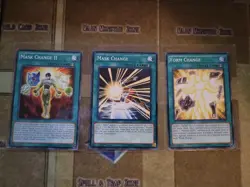 YUGIOH MASK CHANGE + FORM CHANGE + MASK CHANGE II COMMON UNLIMITED/1ST ED NM - Image 1