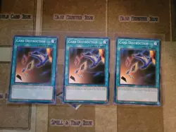 YUGIOH 3X CARD DESTRUCTION SR13-EN032 COMMON 1ST ED NM - Image 1