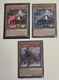 Sky Striker Ace 1st Edition Ultra Rare Yugioh TCG Card Lot ×3 Cards Total NM/M - Image 1