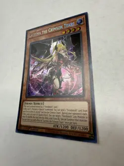 Yugioh TCG Lacrima the Crimson Tears Secret Rare ROTA-EN014 Rage of the Abyss - Image 2