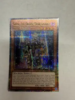 Yugioh TCG Girsu, the Orcust Mekk-Knight (Quarter Century Rare) RA03-EN026 - Image 1