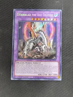 Yugioh! Titaniklad The Ash Dragon ROTD-EN038 1st NM - Image 1