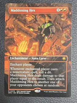 Maddening Hex (Borderless) Special Guests Regular MTG NM Magic Card - Image 1