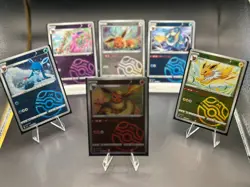 Prismatic Evolutions - Masterball/Pokeball Eeveelutions 6 card Lot - Image 1