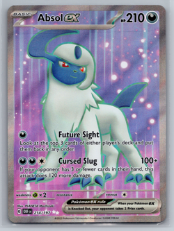 Absol ex 214/197 - Obsidian Flames - Ultra Rare Holo Pokemon Card Near Mint - Image 1