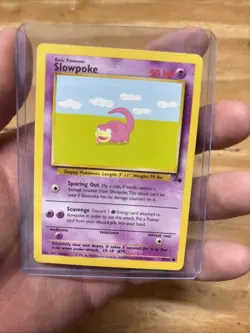 SLOWPOKE - Fossil Set - 55/62 - Common - Pokemon Card - Unlimited Edition - LP - Image 1