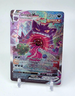 Custom SPARKLING HOLO GENGAR Card Gengar Trading Card READ DESCRIPTION BELOW - Image 1