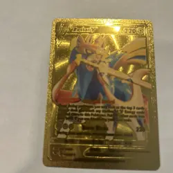 Pokemon TCG Gold Foil Fan Art - Zacian V #138/202 Card - Image 1