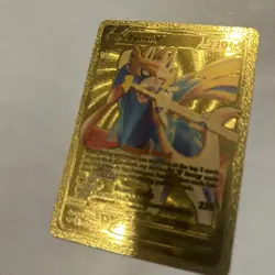 Pokemon TCG Gold Foil Fan Art - Zacian V #138/202 Card - Image 3