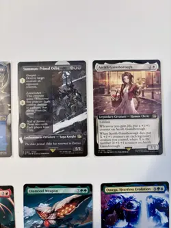 MTG Final Fantasy Borderless Extended Art Mixed Card Lot NM - Image 2