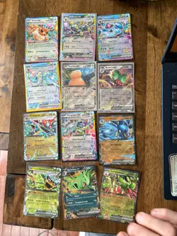 2025 Pokemon Prismatic Evolutions Double Rare EX 12 Card Lot Umbreon Eevee - Image 1