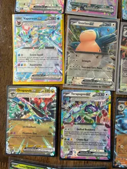 2025 Pokemon Prismatic Evolutions Double Rare EX 12 Card Lot Umbreon Eevee - Image 4