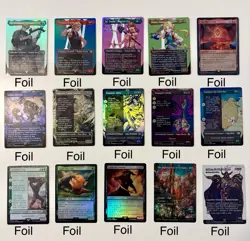 MTG Final Fantasy Foil Mixed Card Lot. NM - Image 1