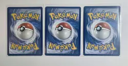 3x Mega Manectric EX 050/132 Mega Evolution Double Rare Pokemon NM Cards - Image 3