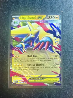 3x Mega Manectric EX 050/132 Mega Evolution Double Rare Pokemon NM Cards - Image 4