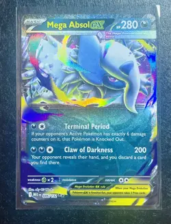 3x Mega Absol EX 086/132 Double Rare - Pokemon TCG Mega Evolution - NM Cards - Image 4