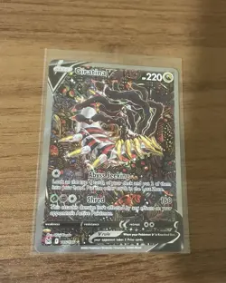 Giratina V Alt Art #186/196 Lost Origin Holo Pokemon Card - Near Mint CLEAN - Image 1