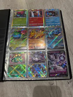 Pokemon Trading Card Collection Lot - 250+ Cards including binder - Image 1