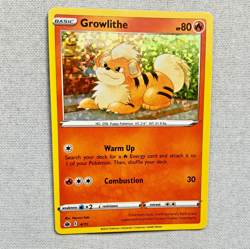 MCDONALD’S 2022 POKEMON GROWLITHE 4/15 HOLO MATCH BATTLE PROMO CARD - Image 1