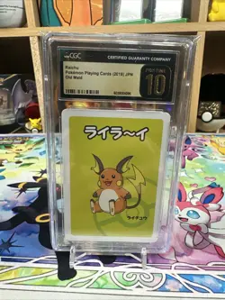 Raichu Pokemon Old Maid Playing Cards (2019) Japanese CGC PRISTINE 10! - Image 1