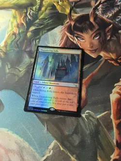 Thundering Falls -Foil Light Play MTG Murders at Karlov Manor Promo Pack - Image 1