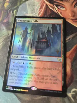 Thundering Falls -Foil Light Play MTG Murders at Karlov Manor Promo Pack - Image 2