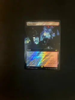 Fiery Islet (Ext Art) (Surge Foil) [Doctor Who] #1086 Magic MTG Cards NM - Image 1