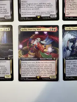 MTG Final Fantasy Extended Art Commander Cards. Sephiroth. Kefka. NM - Image 2