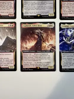 MTG Final Fantasy Extended Art Commander Cards. Sephiroth. Kefka. NM - Image 3