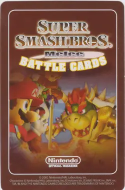 Ganondorf - 2001 Super Smash Bros. Melee Battle Card Magazine Exclusive Zelda - Image 2