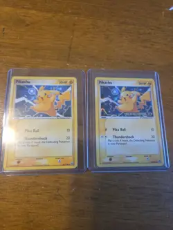 Pokemon Pikachu TCG Reverse Holo Stamped EX Emerald Card 60/106 With Bonus - Image 2