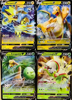 HUGE POKEMON V FULL ART ULTRA RARE HOLO FOIL 14 CARD LOT - NM-M - Image 2
