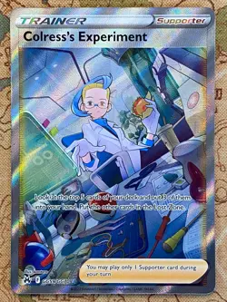 Pokemon Card TCG - Colress's Experiment GG59/GG70 Ultra Rare Crown Zenith NM - Image 2