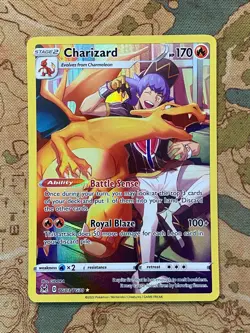 Pokemon Card TCG - Charizard TG03/TG30 Ultra Rare Full Art Lost Origin NM - Image 1