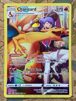 Pokemon Card TCG - Charizard TG03/TG30 Ultra Rare Full Art Lost Origin NM - Image 2