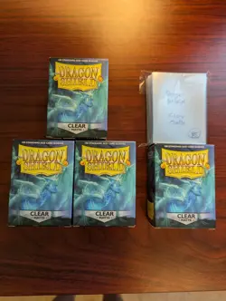 Dragon Shield Clear Matte Standard Size 485 Sleeves - Image 1