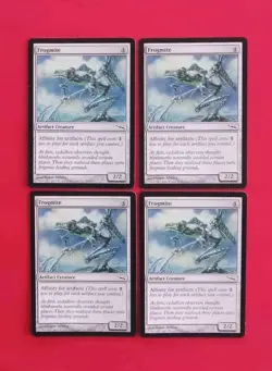 Frogmite x4 LP-EX/ NM Magic English Mirrodin Playset Returns Artifact Mtg - Image 1