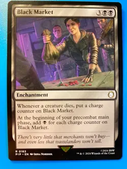 MTG 1x Black Market # 183 Universes Beyond Fallout Magic the Gathering x1 NM - Image 1