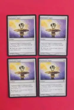 Darksteel Ingot x4 Darksteel 4x Playset Magic the Gathering MTG LP Excellent - Image 1