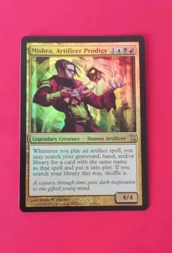 Mishra, Artificer Prodigy - FOIL - Time Spiral - NM/LP-EX English MTG Returns - Image 1