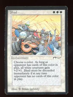 1994 Arabian Nights Jihadd ~ Vintage MTG/Magic!!! - Image 1