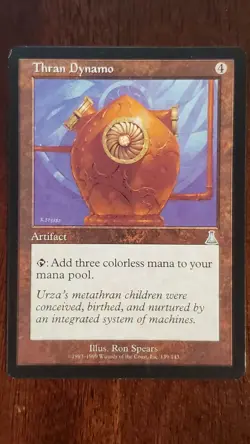 Thran Dynamo Urza's Destiny EX/LP #139 MTG Magic the Gathering Artifact Uncommon - Image 5