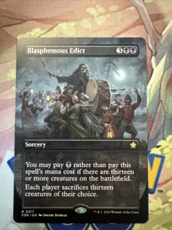 Blasphemous Edict (Borderless) Foundations Regular - Image 1