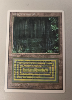 1995 MTG Revised Edition Bayou German White Border Mangrovensumpf NM - Image 1